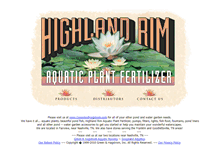 Tablet Screenshot of highlandrimaquatics.com